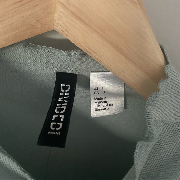 Light Green Ruffled Shirt - Picture 3 of 4